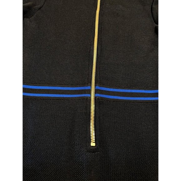 Balmain Blue and Black Mini Dress - Picture 13 of 16